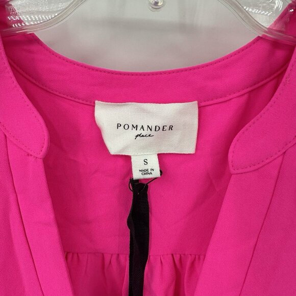 NEW POMANDER PLACE TUCKERNUCK kenzo dress electric pink mini casual SMALL - Picture 5 of 8